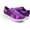 image:imageFEVERSOLE Womens Fashion Lace Up Dress Sneakers Sparkly Party Shiny ShoesPurple Glitter Star Laceup 1405