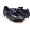 image:imageFEVERSOLE Womens Cushion Padded Sport Wide Toe Box Mary Jane Comfort Casual Soft Fabric Genuine Suede Ballet SneakerinaBlack Fabric Genuine Suede