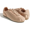 image:imageFEVERSOLE Womens Fashion Cushion Padded Ballet Flats Comfort Casual Soft Fabric Ballerina SneakerCamel Satinmf