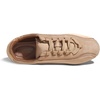 image:imageFEVERSOLE Womens Fashion Cushion Padded Ballet Flats Comfort Casual Soft Fabric Ballerina SneakerCamel Satinmf