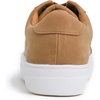 image:imageFEVERSOLE Womens Fashion Platform Vegan Leather Daily Casual Lace Up SneakerCamel Nubuck Vegan Leather Platform Laceup