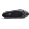 image:imageFEVERSOLE Womens Bow Tie Fashion Dress Slip On Shoes Cap Toe Ballet FlatBlack Vegen Leather Knit S Pattern