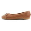 image:imageFEVERSOLE Womens Bow Tie Fashion Dress Slip On Shoes Cap Toe Ballet FlatCamel Vegen Leather Knit S Pattern