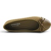 image:imageFEVERSOLE Womens Bow Tie Fashion Dress Slip On Shoes Cap Toe Ballet FlatOlive Vegen Leather Knit B Pattern