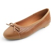 Camel Vegen Leather Knit S Pattern