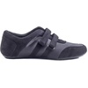 image:imageFEVERSOLE Womens Cushion Padded Mary Jane Shoes Double Straps Comfort Casual Soft Fabric Sporty Slip On FlatsBlack Fabric Mf Two Straps
