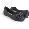 image:imageFEVERSOLE Womens Round Toe Soft Cute Dress Ballet FlatsBlack Satin Twist Bow