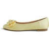 image:imageFEVERSOLE Womens Round Toe Soft Cute Dress Ballet FlatsButter Satin Twist Bow