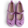 image:imageFEVERSOLE Girls Cute Dress Mary Jane Shoes Bow Tie Sunday Holiday Ballet FlatsLilac Velvet Tribow Maryjane