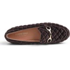 image:imageFEVERSOLE Womens Fashion Comfortable Penny Loafer Buckle Dressy ShoesBrown Velvet Quilted