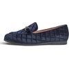 image:imageFEVERSOLE Womens Fashion Comfortable Penny Loafer Buckle Dressy ShoesNavy Velvet Quilted