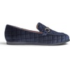 image:imageFEVERSOLE Womens Fashion Comfortable Penny Loafer Buckle Dressy ShoesNavy Velvet Quilted