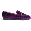 image:imageFEVERSOLE Womens Fashion Comfortable Penny Loafer Buckle Dressy ShoesPurple Velvet Quilted