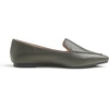 image:imageFEVERSOLE Womens Loafer Flat Pointed Fashion Slip On Comfort Driving Office ShoesGrain Pu Olive