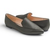 image:imageFEVERSOLE Womens Loafer Flat Pointed Fashion Slip On Comfort Driving Office ShoesGrain Pu Olive
