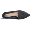 image:imageFEVERSOLE Womens Loafer Flat Pointed Fashion Slip On Comfort Soft Driving Office ShoesBlack Faux Suede