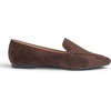 image:imageFEVERSOLE Womens Loafer Flat Pointed Fashion Slip On Comfort Soft Driving Office ShoesBrown Faux Suede