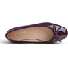 image:imageFEVERSOLE Womens Square Toe Low Heel Bow Tie Dress Pump ShoesPurple Patent Vegan Leather