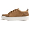 image:imageFEVERSOLE Womens Comfort Lightweight Sneaker Vegan Leather Platform Casual Walking ShoesCamel Brown Vegan Leather