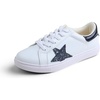 White Glitter Night Blue Star