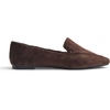 image:imageFEVERSOLE Womens Loafer Flat Pointed Fashion Slip On Comfort Soft Driving Office ShoesBrown Corduroy
