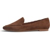 image:imageFEVERSOLE Womens Loafer Flat Pointed Fashion Slip On Comfort Soft Driving Office ShoesCamel Corduroy