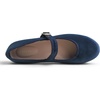image:imageFEVERSOLE Womens Soft Cushion Extra Padded Comfort Round Toe Mary Jane Metal Buckle Fashion Ballet Flats Walking ShoesNavy Velvet Mary Jane With Short Plush