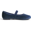 image:imageFEVERSOLE Womens Soft Cushion Extra Padded Comfort Round Toe Mary Jane Metal Buckle Fashion Ballet Flats Walking ShoesNavy Velvet Mary Jane With Short Plush