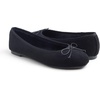 image:imageFEVERSOLE Womens Ultra Soft Colorful Memory Foam Cushioned Faux Suede Home Ballet FlatsBlack Corduroy Bold