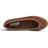 image:imageFEVERSOLE Womens Ultra Soft Colorful Memory Foam Cushioned Faux Suede Home Ballet FlatsCamel Corduroy Bold