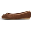 image:imageFEVERSOLE Womens Ultra Soft Colorful Memory Foam Cushioned Faux Suede Home Ballet FlatsCamel Corduroy Bold
