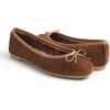 image:imageFEVERSOLE Womens Ultra Soft Colorful Memory Foam Cushioned Faux Suede Home Ballet FlatsCamel Corduroy Bold