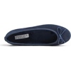 image:imageFEVERSOLE Womens Ultra Soft Colorful Memory Foam Cushioned Faux Suede Home Ballet FlatsNavy Corduroy Bold