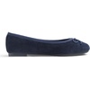 image:imageFEVERSOLE Womens Ultra Soft Colorful Memory Foam Cushioned Faux Suede Home Ballet FlatsNavy Corduroy Bold