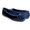image:imageFEVERSOLE Womens Ultra Soft Colorful Memory Foam Cushioned Faux Suede Home Ballet FlatsNavy Velvet
