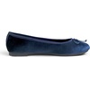 image:imageFEVERSOLE Womens Ultra Soft Colorful Memory Foam Cushioned Faux Suede Home Ballet FlatsNavy Velvet