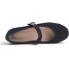 image:imageFEVERSOLE Womens Soft Cushion Extra Padded Comfort Round Toe Mary Jane Breathable Fabric Fashion Ballet Flats Walking ShoesBlack Corduroy Mary Jane With Short Plush