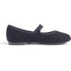 image:imageFEVERSOLE Womens Soft Cushion Extra Padded Comfort Round Toe Mary Jane Breathable Fabric Fashion Ballet Flats Walking ShoesBlack Corduroy Mary Jane With Short Plush