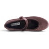 image:imageFEVERSOLE Womens Mary Jane Fashion Round Toe Easy Buckle Slip On FlatsMaryjane Brown Velvet Fur Lined