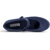 image:imageFEVERSOLE Womens Mary Jane Fashion Round Toe Easy Buckle Slip On FlatsMaryjane Navy Velvet Fur Lined