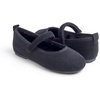 image:imageFEVERSOLE Girls Cute Dress Mary Jane Shoes Soft Sunday Holiday Ballet FlatsBlack Corduroy Loop Maryjane