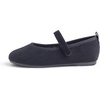 image:imageFEVERSOLE Girls Cute Dress Mary Jane Shoes Soft Sunday Holiday Ballet FlatsBlack Corduroy Loop Maryjane