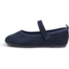 image:imageFEVERSOLE Girls Cute Dress Mary Jane Shoes Soft Sunday Holiday Ballet FlatsNavy Corduroy Loop Maryjane