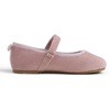 image:imageFEVERSOLE Girls Cute Dress Mary Jane Shoes Soft Sunday Holiday Ballet FlatsPink Corduroy Loop Maryjane