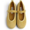 image:imageFEVERSOLE Girls Cute Dress Mary Jane Shoes Soft Sunday Holiday Ballet FlatsYellow Corduroy Loop Maryjane