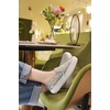 image:imageFEVERSOLE Womens Fashion SlipOn Sneaker Loafers Silver 65 M US Bound with No Show Socks Women Ankle Low Cut Thin Socks 3 Colors 6 Pairs