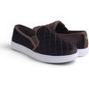 image:imageFEVERSOLE Womens Casual Slip On Sneaker Comfort Quilted Loafer FlatsBrown Quilted Velvet Fur Lined