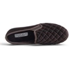image:imageFEVERSOLE Womens Casual Slip On Sneaker Comfort Quilted Loafer FlatsBrown Quilted Velvet Fur Lined