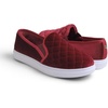 image:imageFEVERSOLE Womens Casual Slip On Sneaker Comfort Quilted Loafer FlatsBurgundy Quilted Velvet Fur Lined