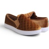 image:imageFEVERSOLE Womens Casual Slip On Sneaker Comfort Quilted Loafer FlatsCamel Quilted Velvet Fur Lined